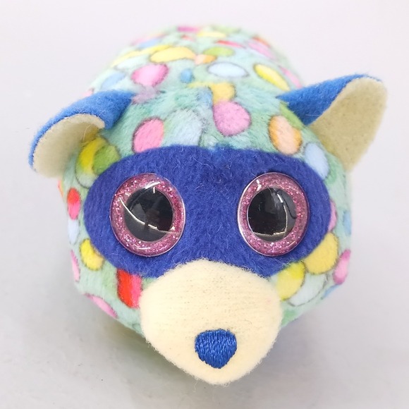Ty Teeny Tys Rugger Raccoon Plush Toy Small Multicolor 2019 - Picture 2 of 6